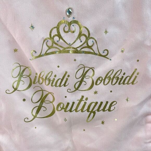 Disney Bibbidi Bobbidi Boutique Drawstring Backpack Adjustable Bag 12 x 16 Pink - Picture 3 of 8